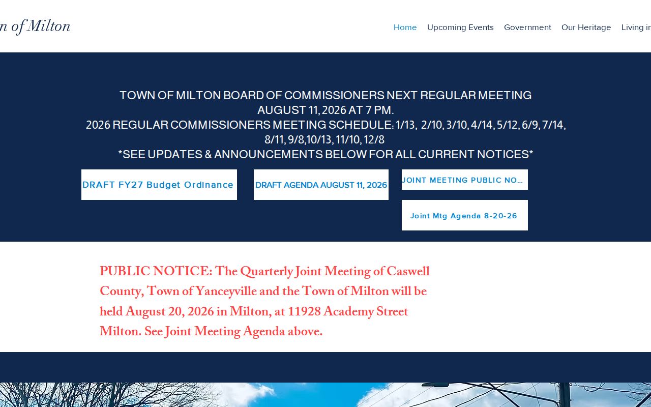 Milton Caswell County court docket Town Hall context